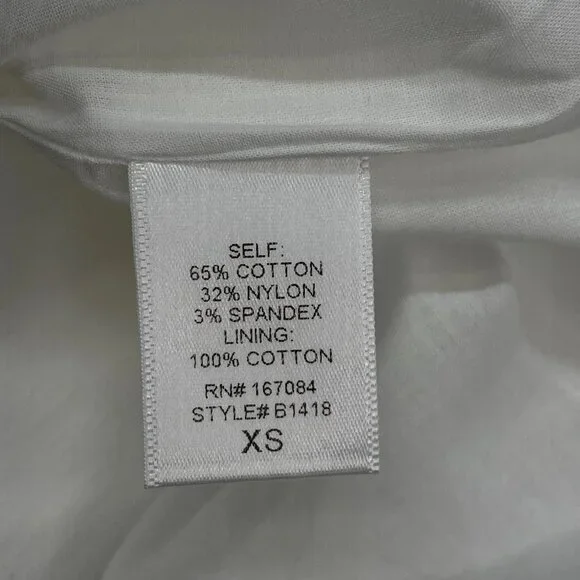 Tuckernuck Charlie Mini Dress • Size XS • White • Sleeveless Button-Down - Picture 2 of 10